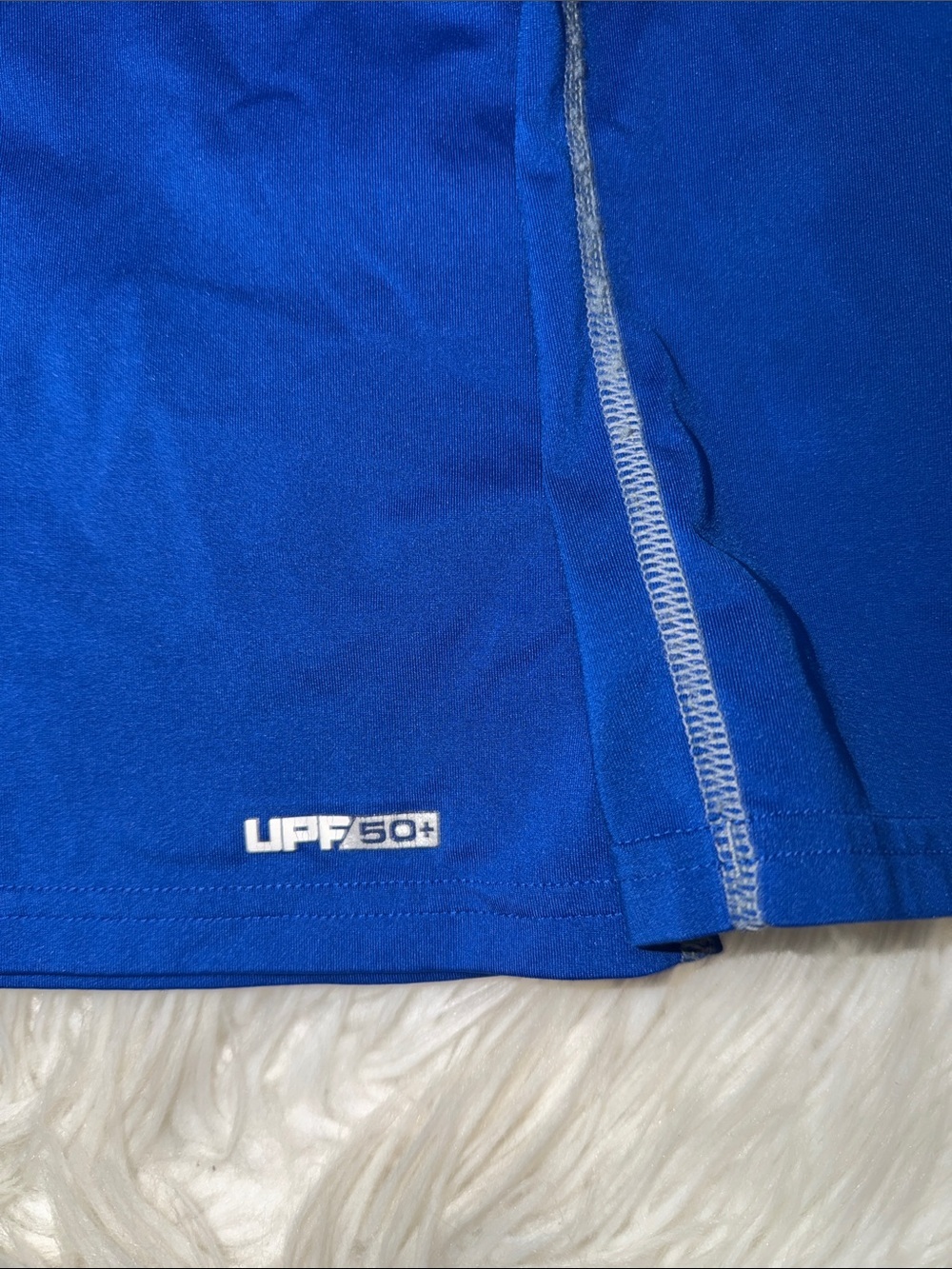 Under Armour Bright Blue Long Sleeve HeatGear Top - Picture 2 of 4